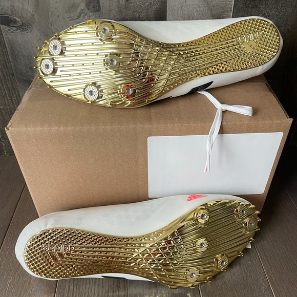 adidas Adizero Prime Sprint Track Shoes Cleats Tokyo White SIZE (No Spikes) main image 4